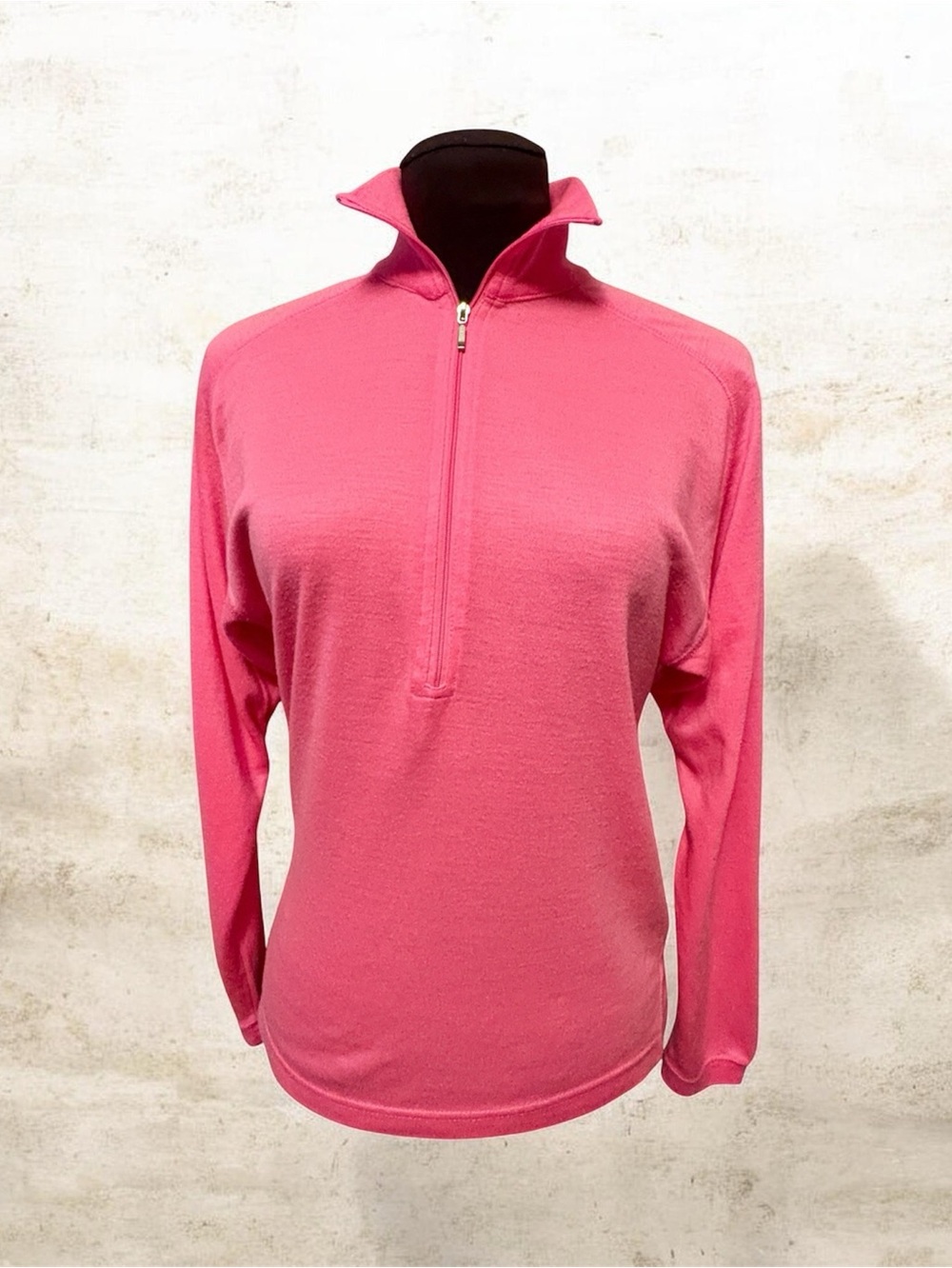 Obermeyer Sport Womens Hot Pink 1/2 Zip Pullover Top, size Small
